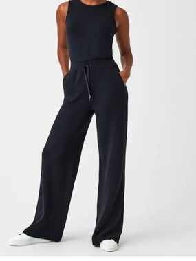 NEW SPANX air essentials perfect jumpsuit in very black